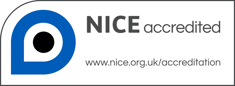 NICE accreditation logo